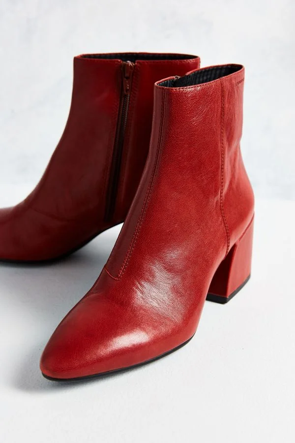 Vagabond olivia black leather 2025 ankle boot