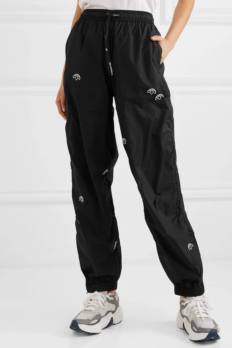 Originals by Alexander Wang Appliquéd Shell Track Pants