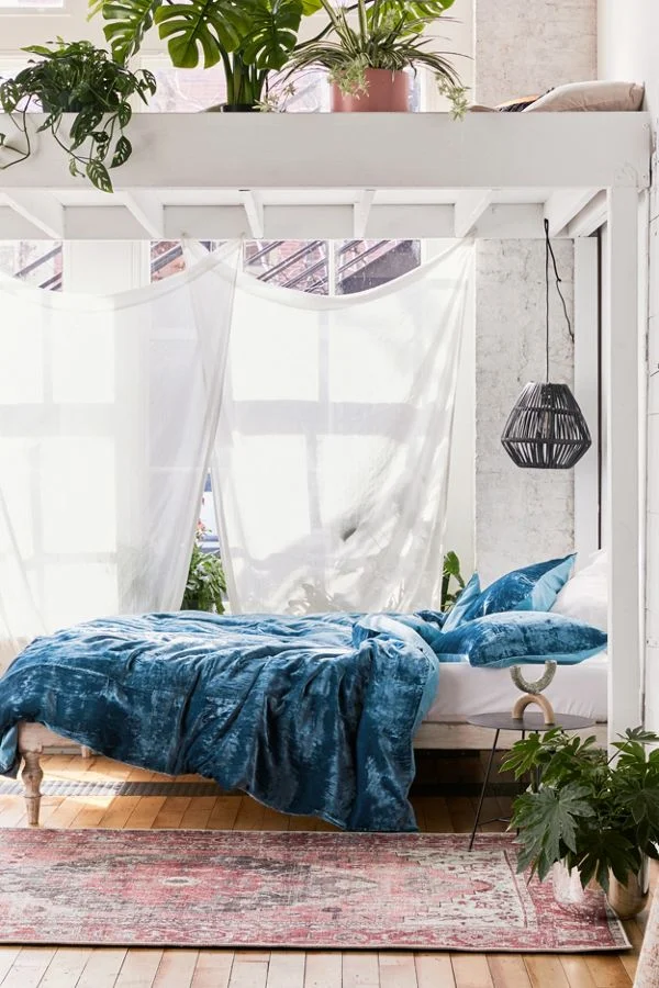 Urban Outfitters Skye Velvet Duvet Cover