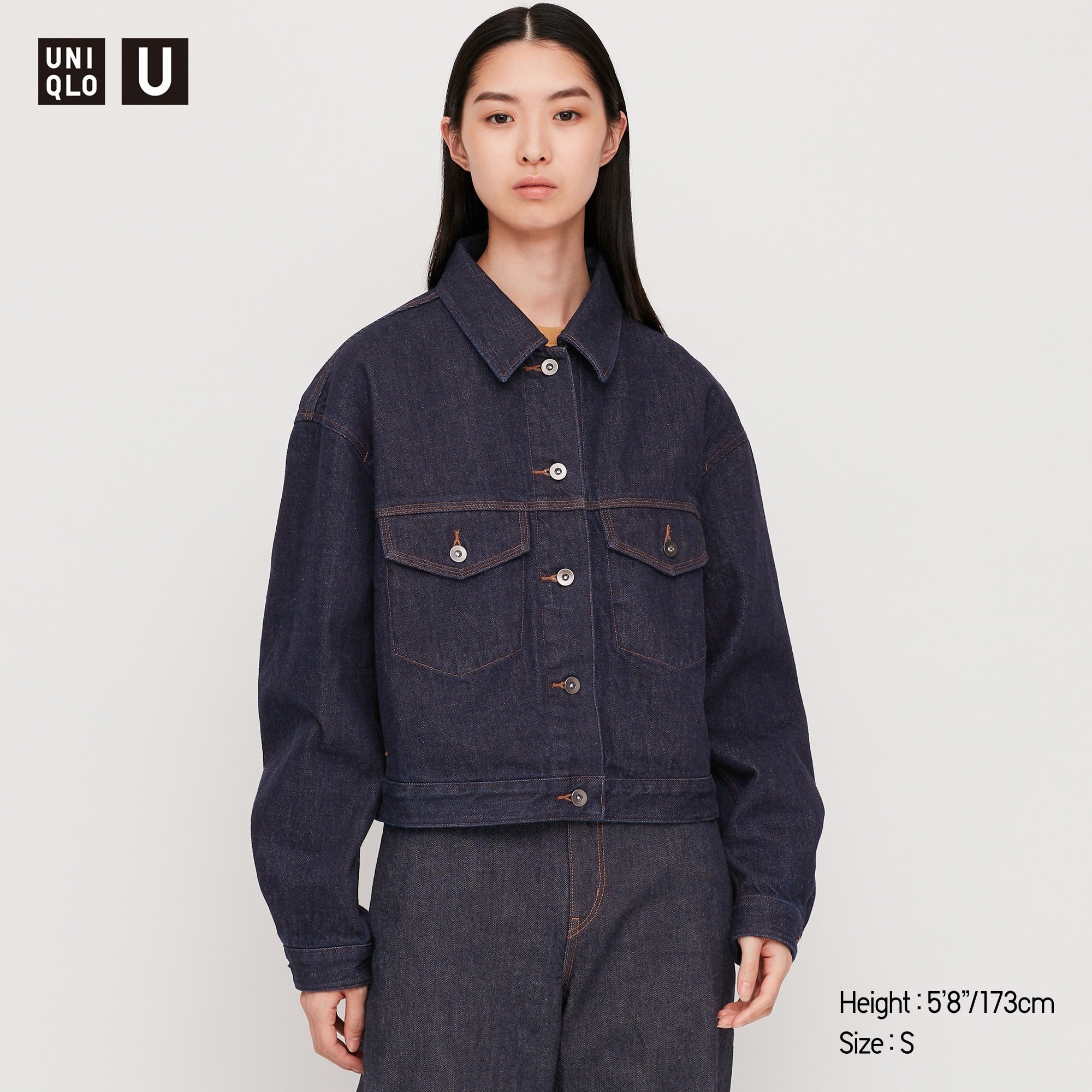 DÀNH CHO NỮ ÁO KHOÁC DENIM DÁNG NGẮN  UNIQLO VN