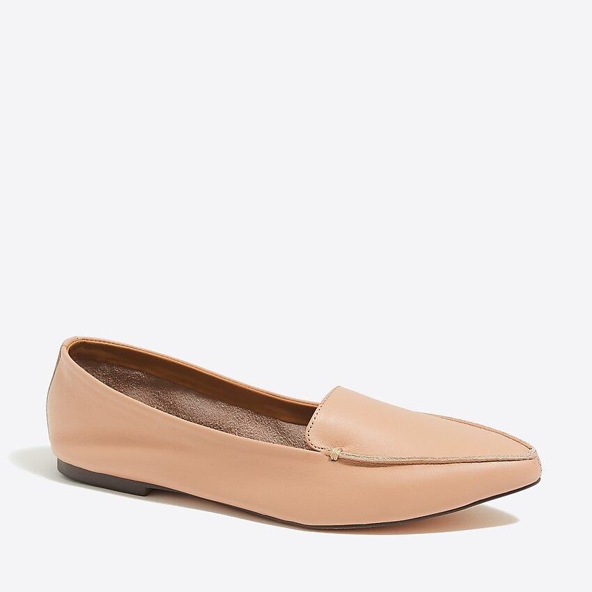 J.Crew Factory + Edie leather loafers