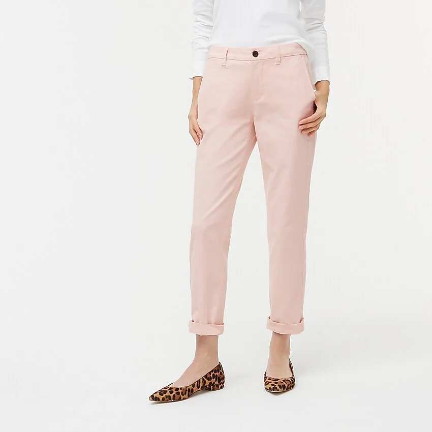 J.Crew Factory High rise girlfriend chino pant