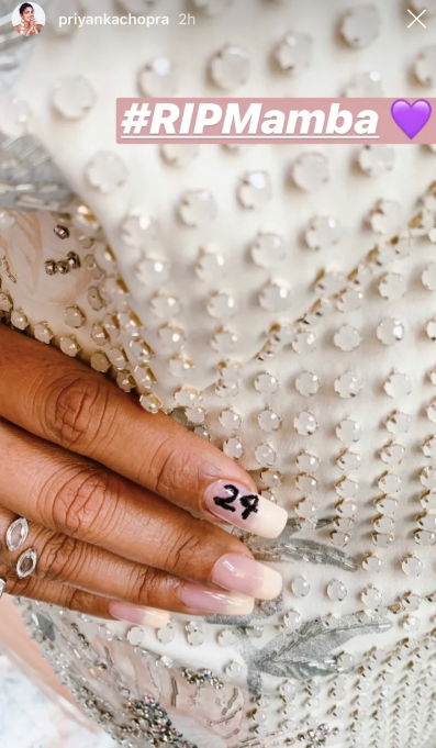 Beyonce J Lo Wore Kobe Bryant Nail Art To His Memorial