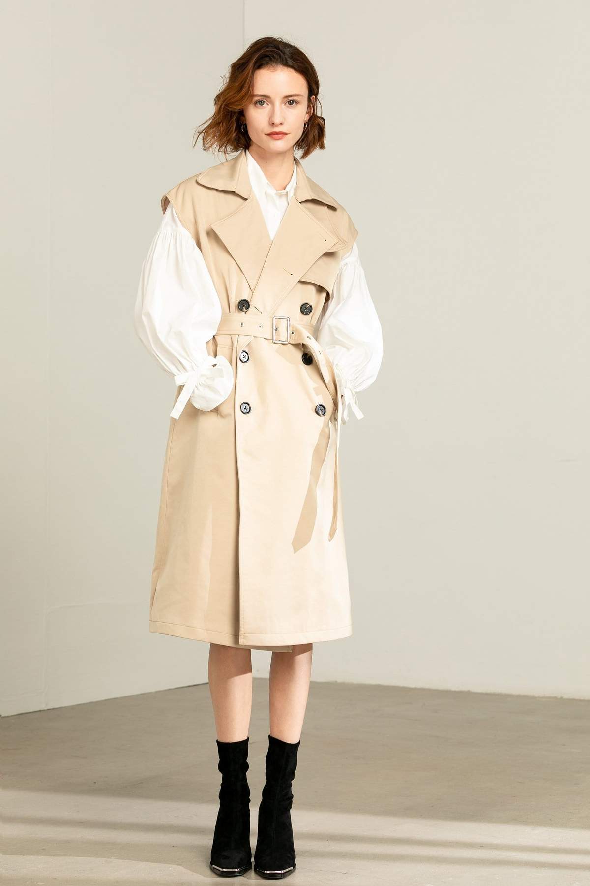 【ジレに】 Sleeveless Trench Coat（トレンチコート）｜TRUNC 88（トランクエイティーエイト）のファッション通販 ジレに