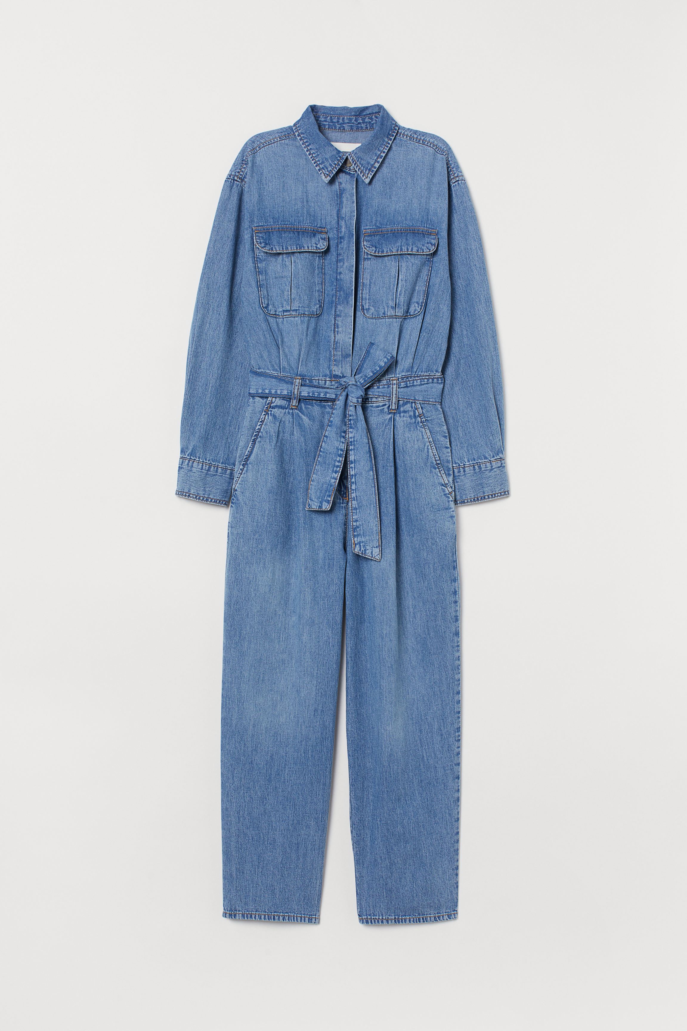 H M Denim Jumpsuit