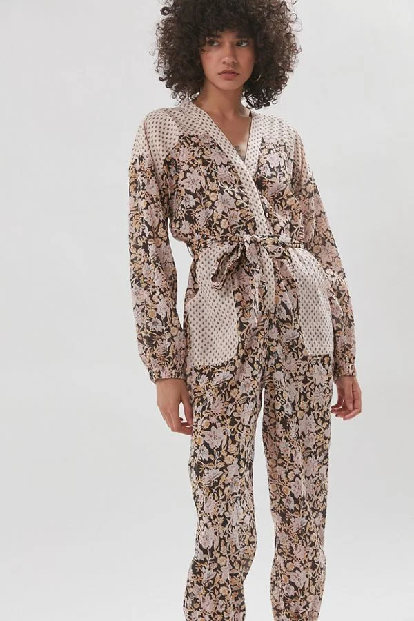 Urban outfitters top leopard jumpsuit