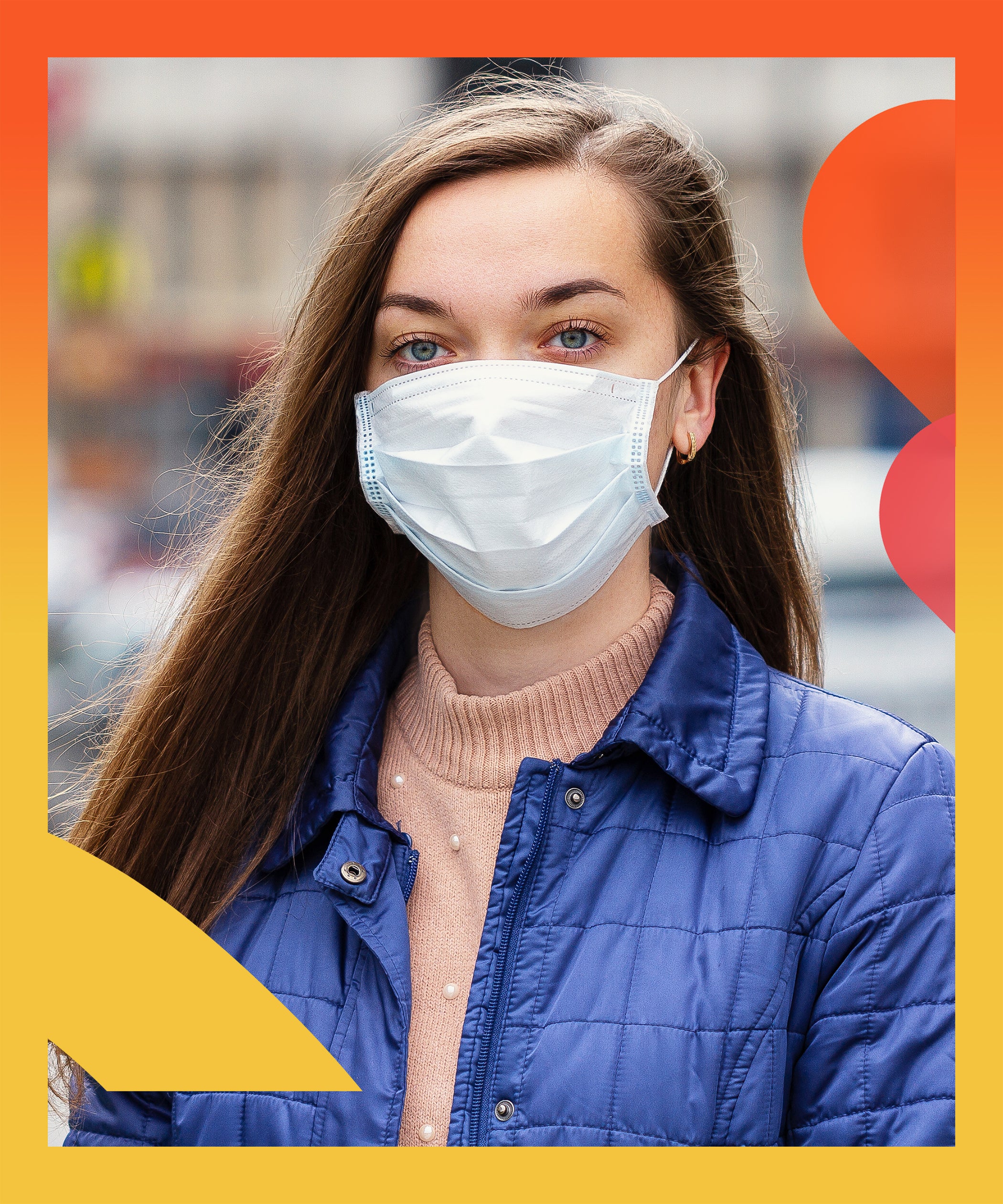 Asian shop face mask
