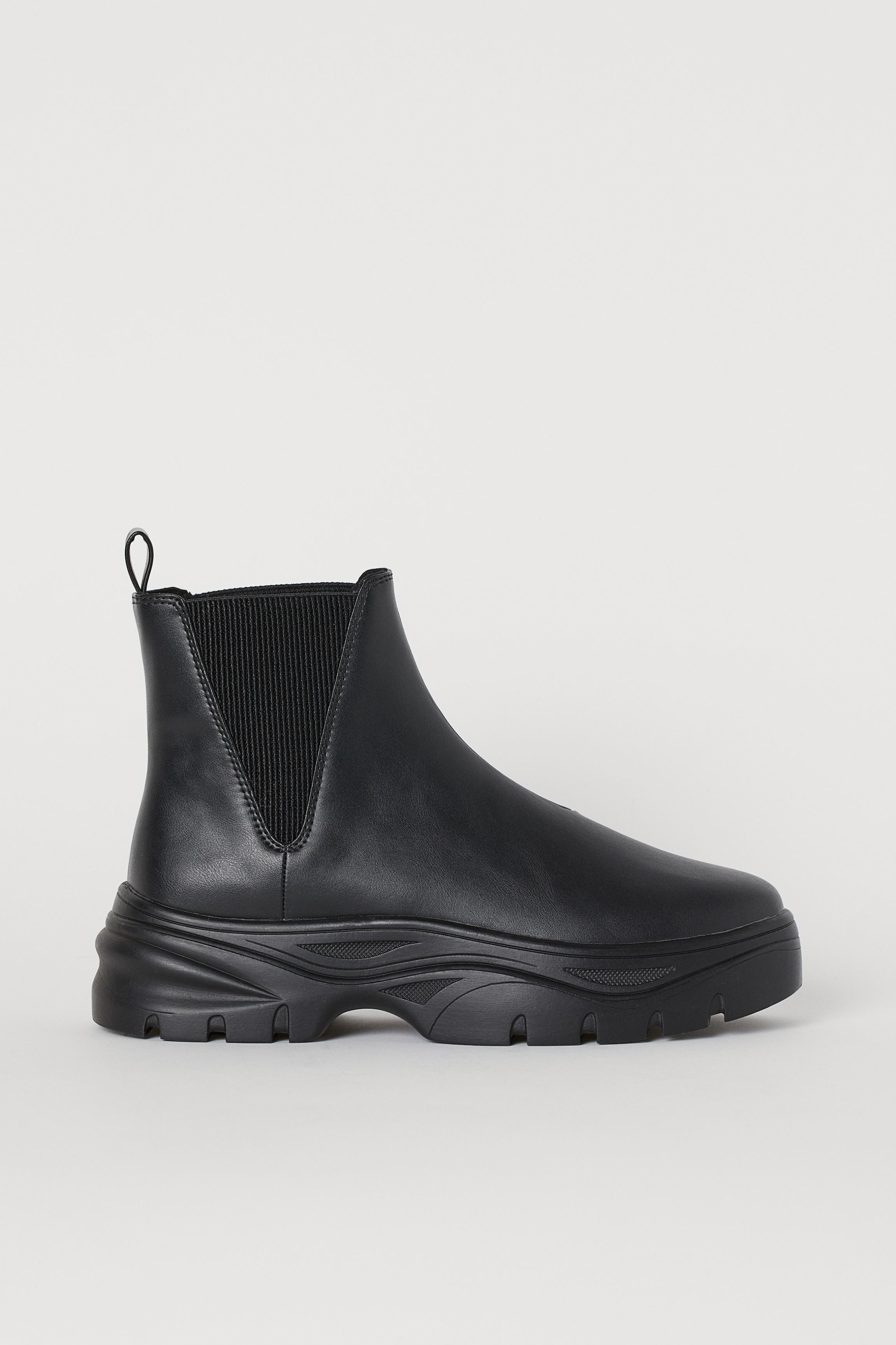 h&m padded sneaker boots