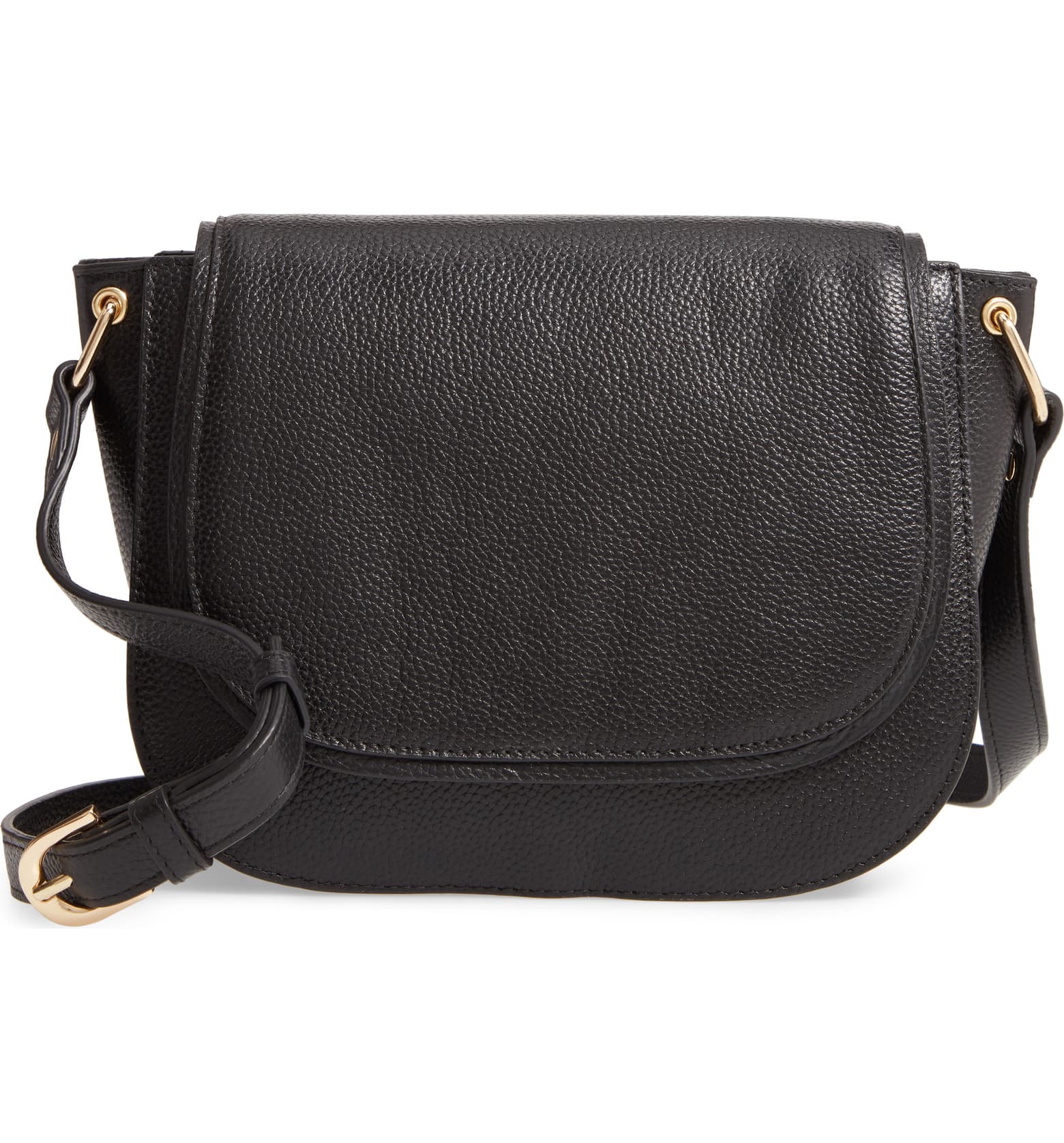 Nordstrom + Pebbled Leather Shoulder Bag