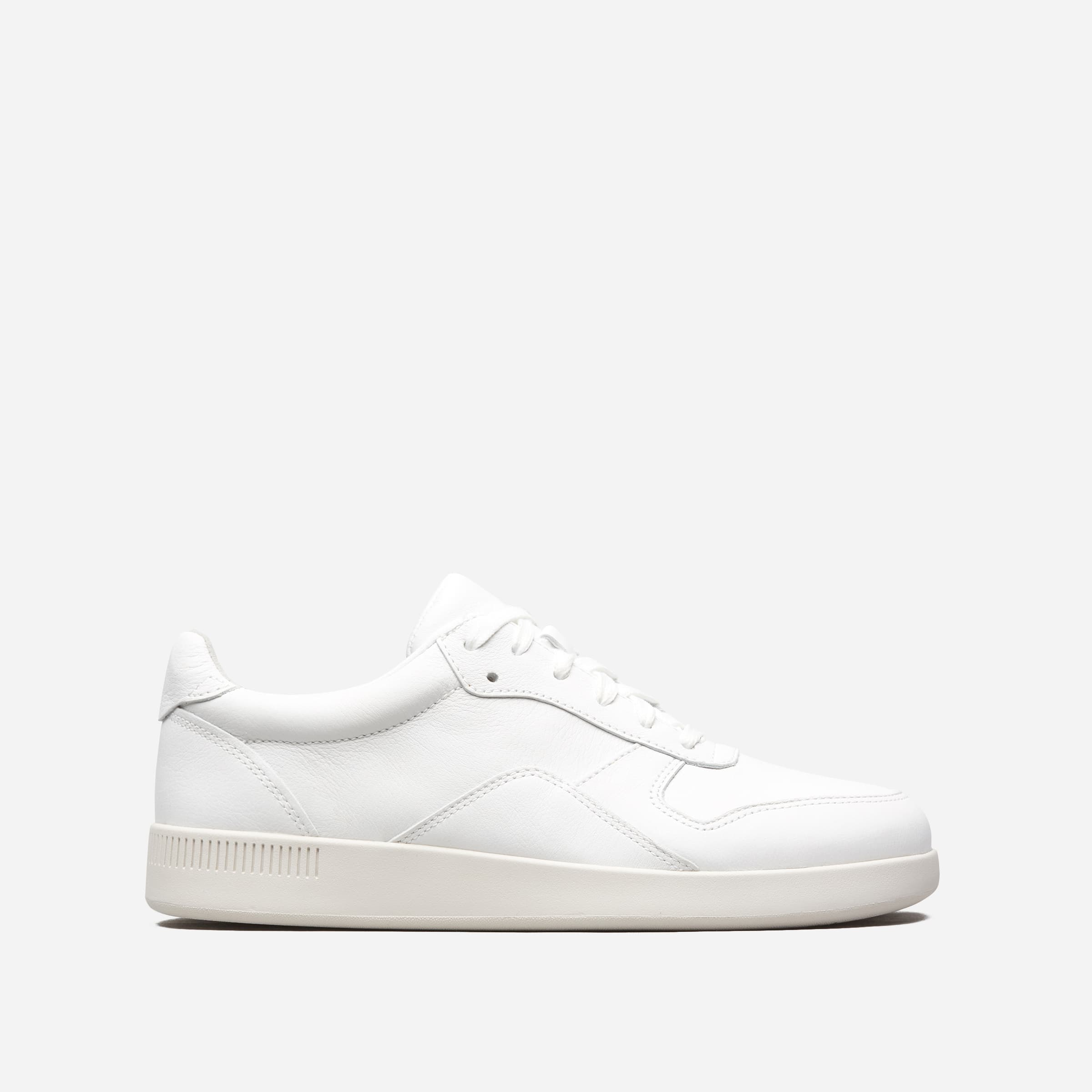 white sneakers with black