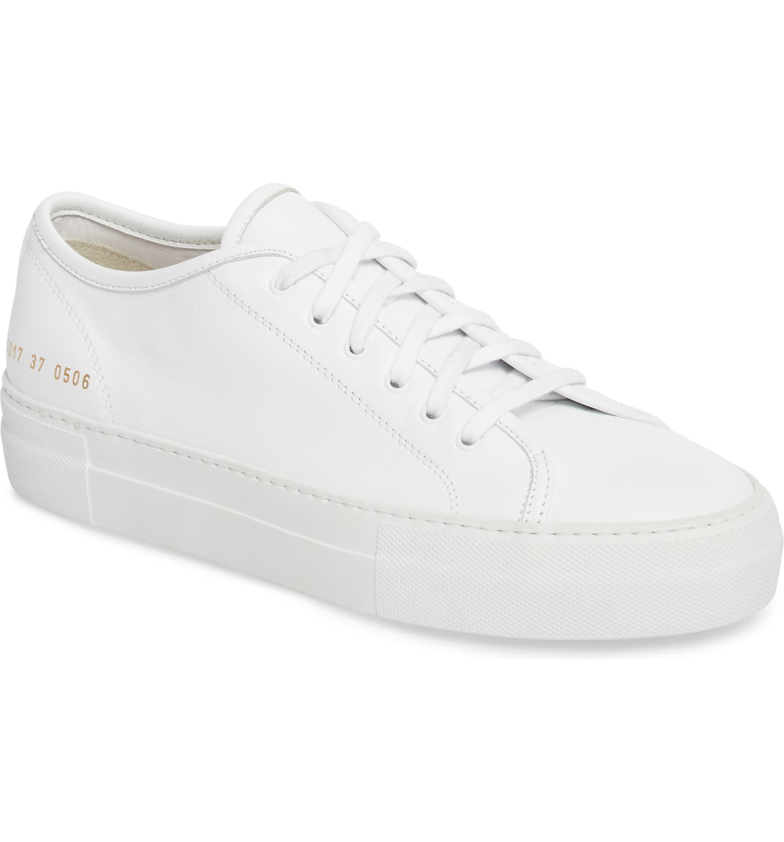 plain white sneakers