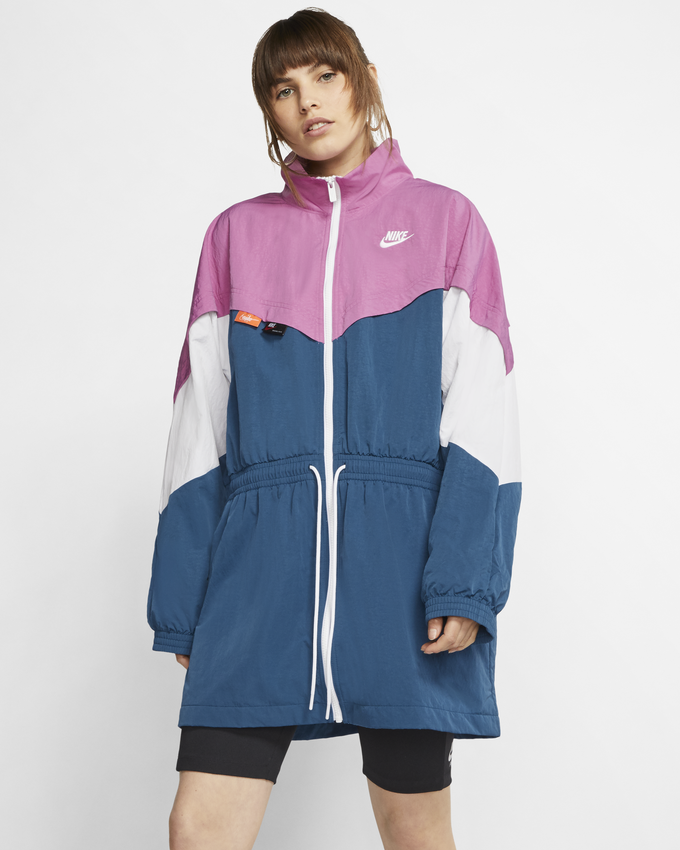nike pink and blue jacket