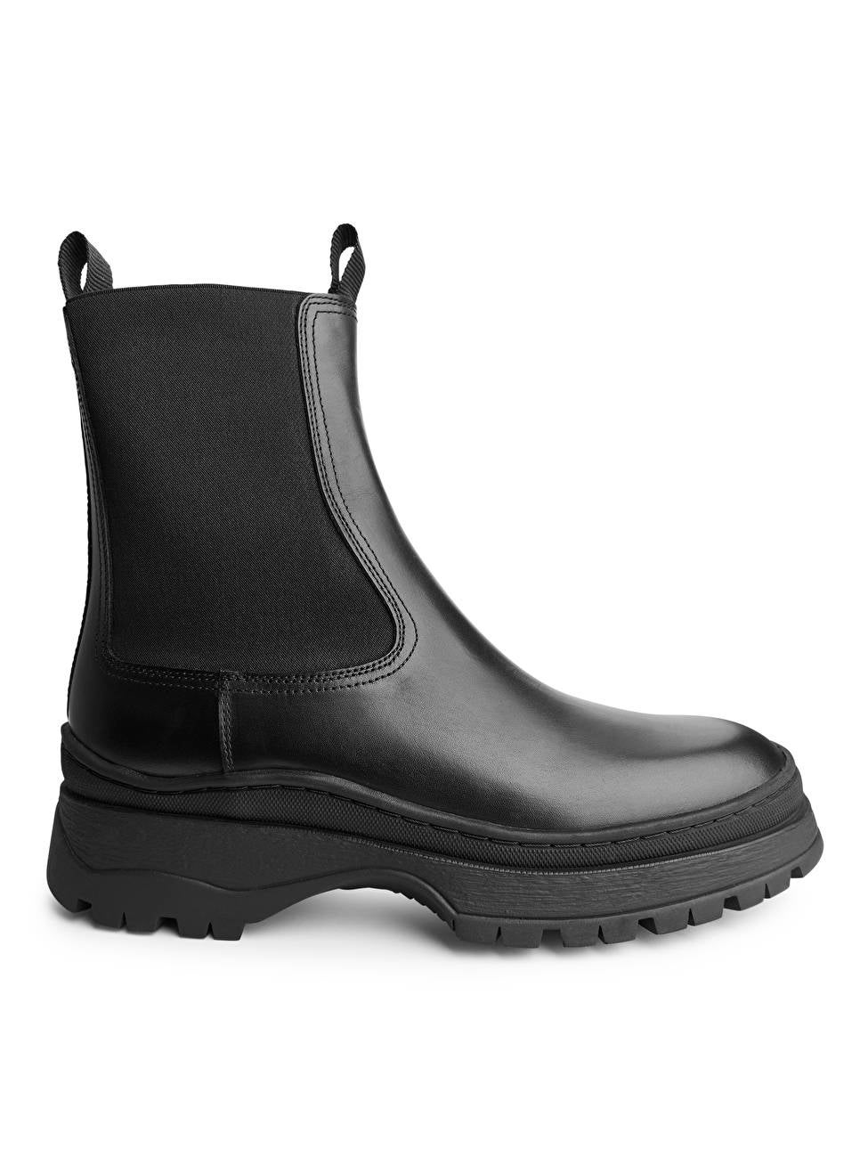 leather riding boots arket