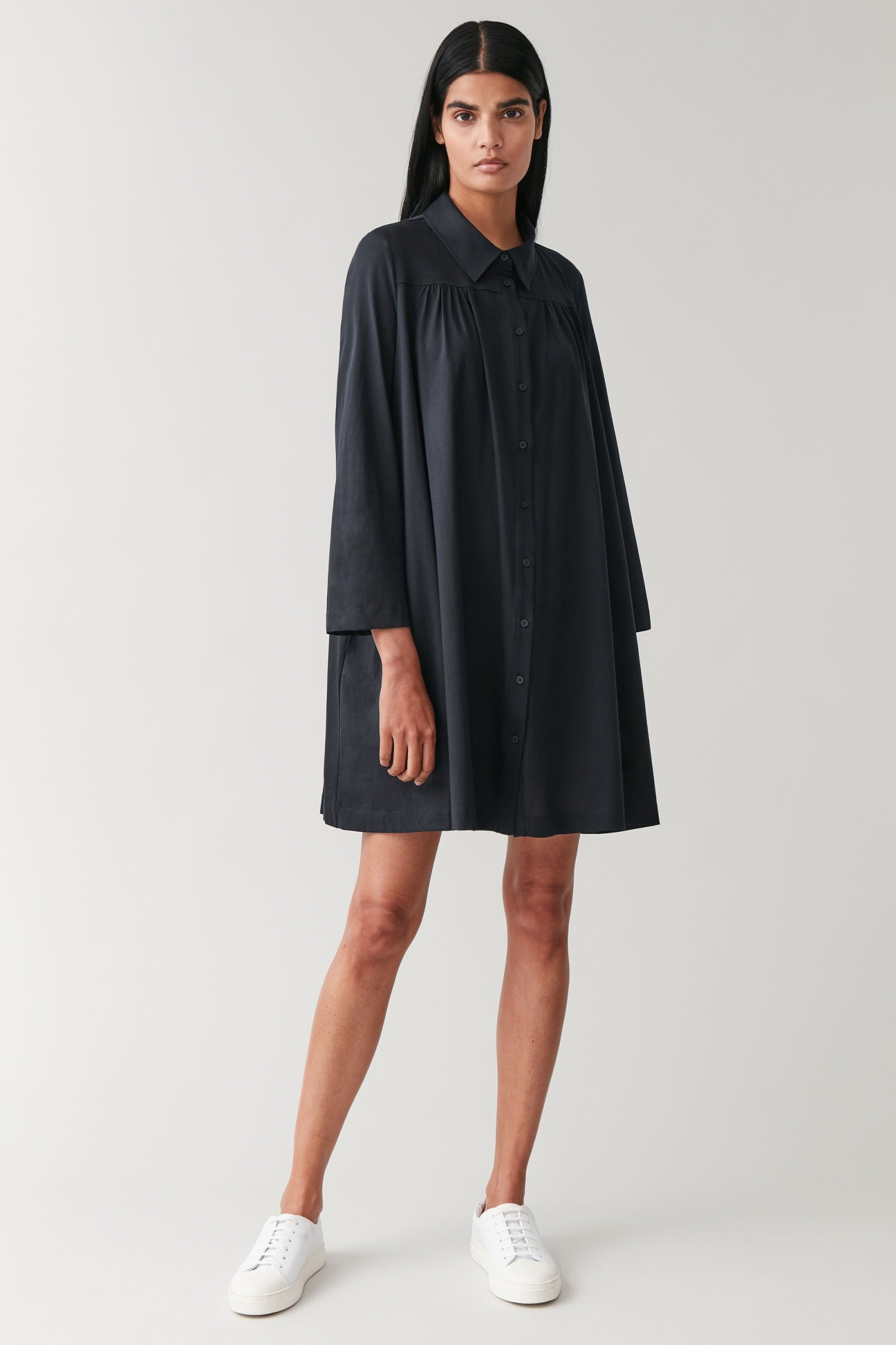 COS + A Line Shirt Dress