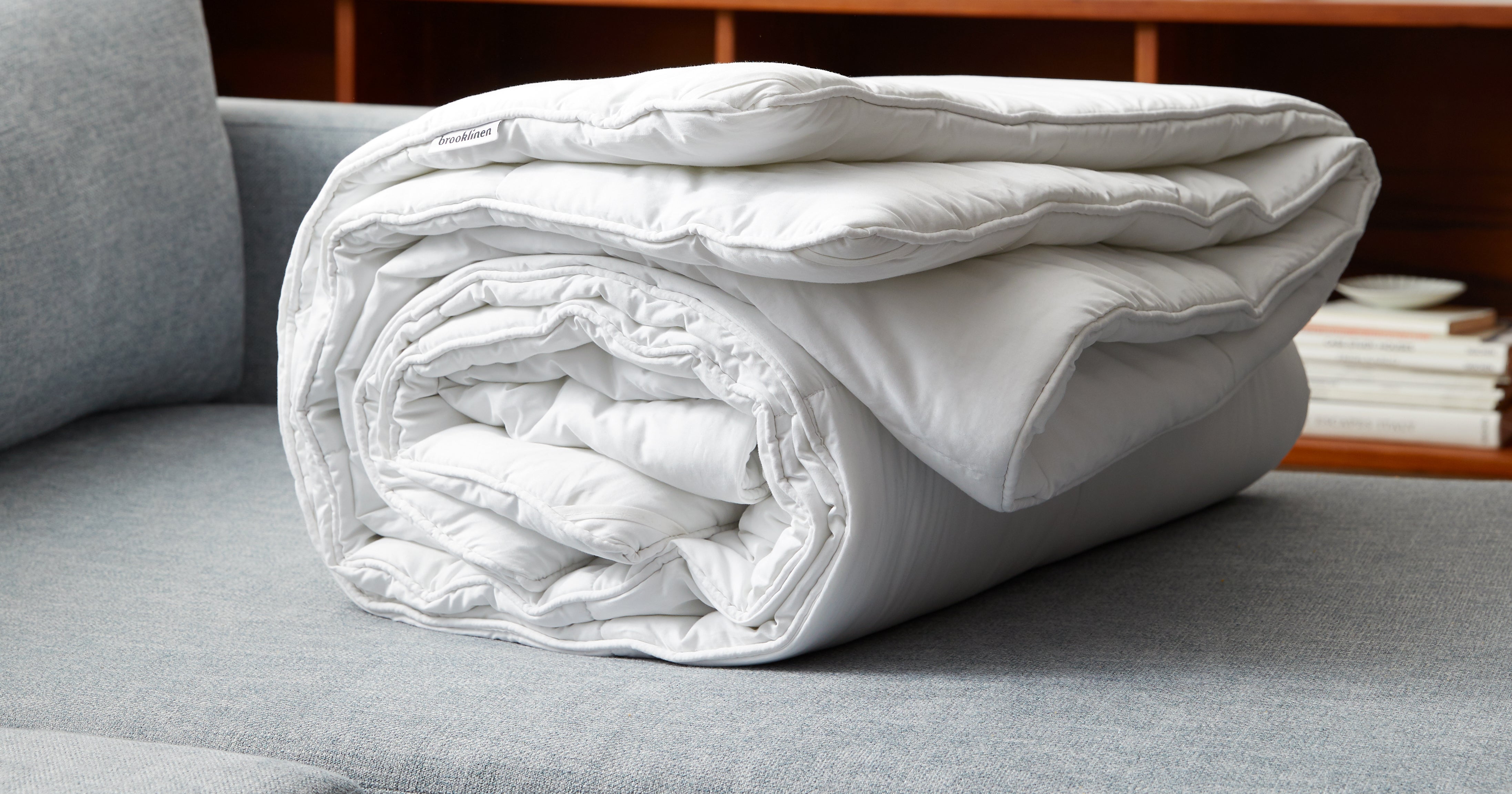 Brooklinen Launches New Weighted Comforter Blanket