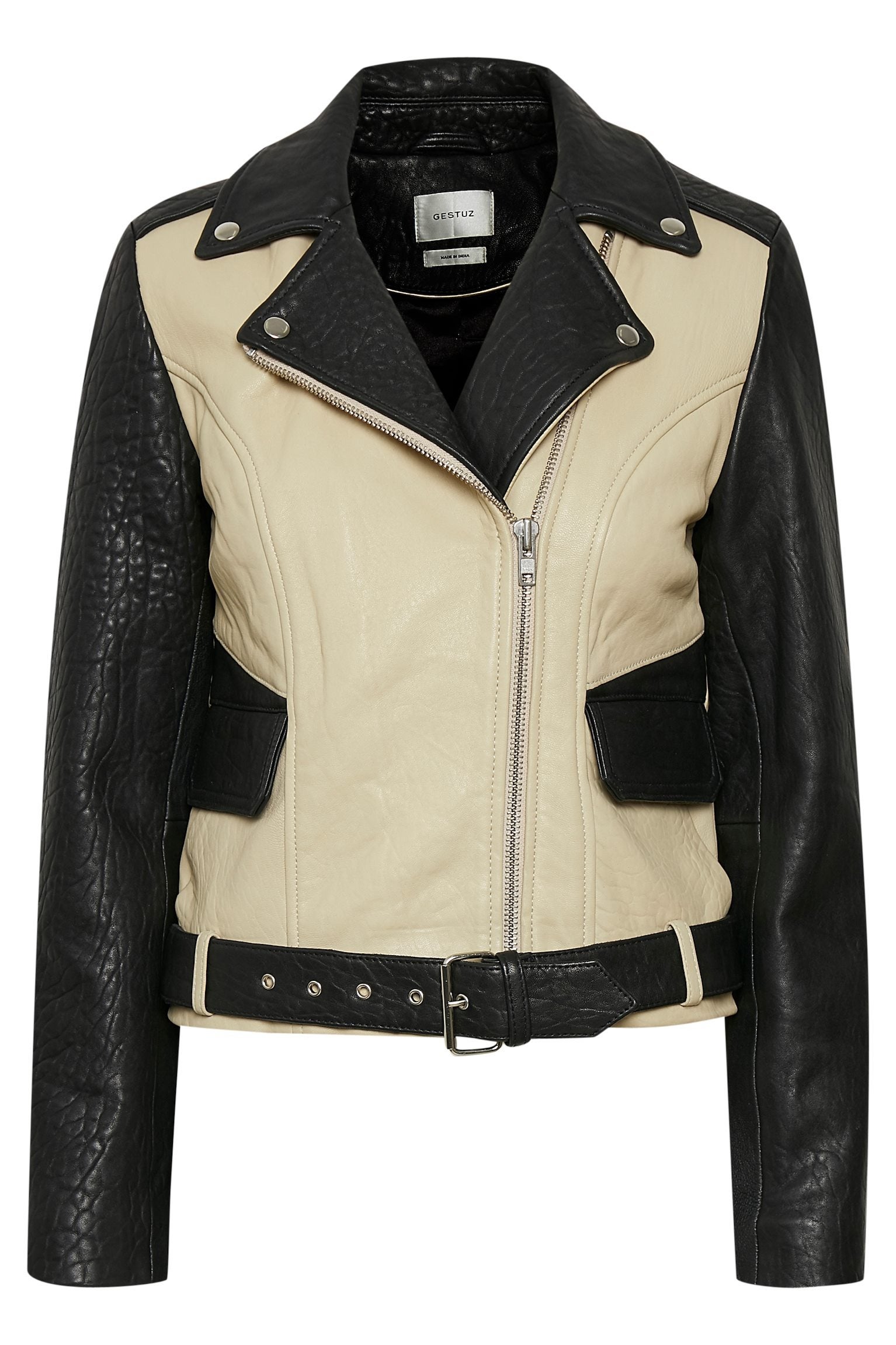 Gestuz + Leather Jacket
