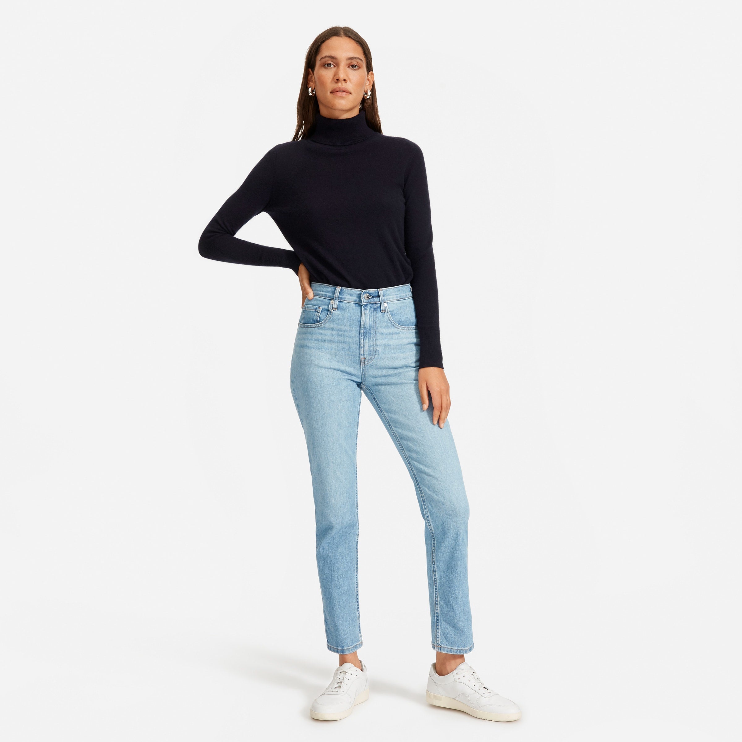 Everlane cheeky straight jean deals