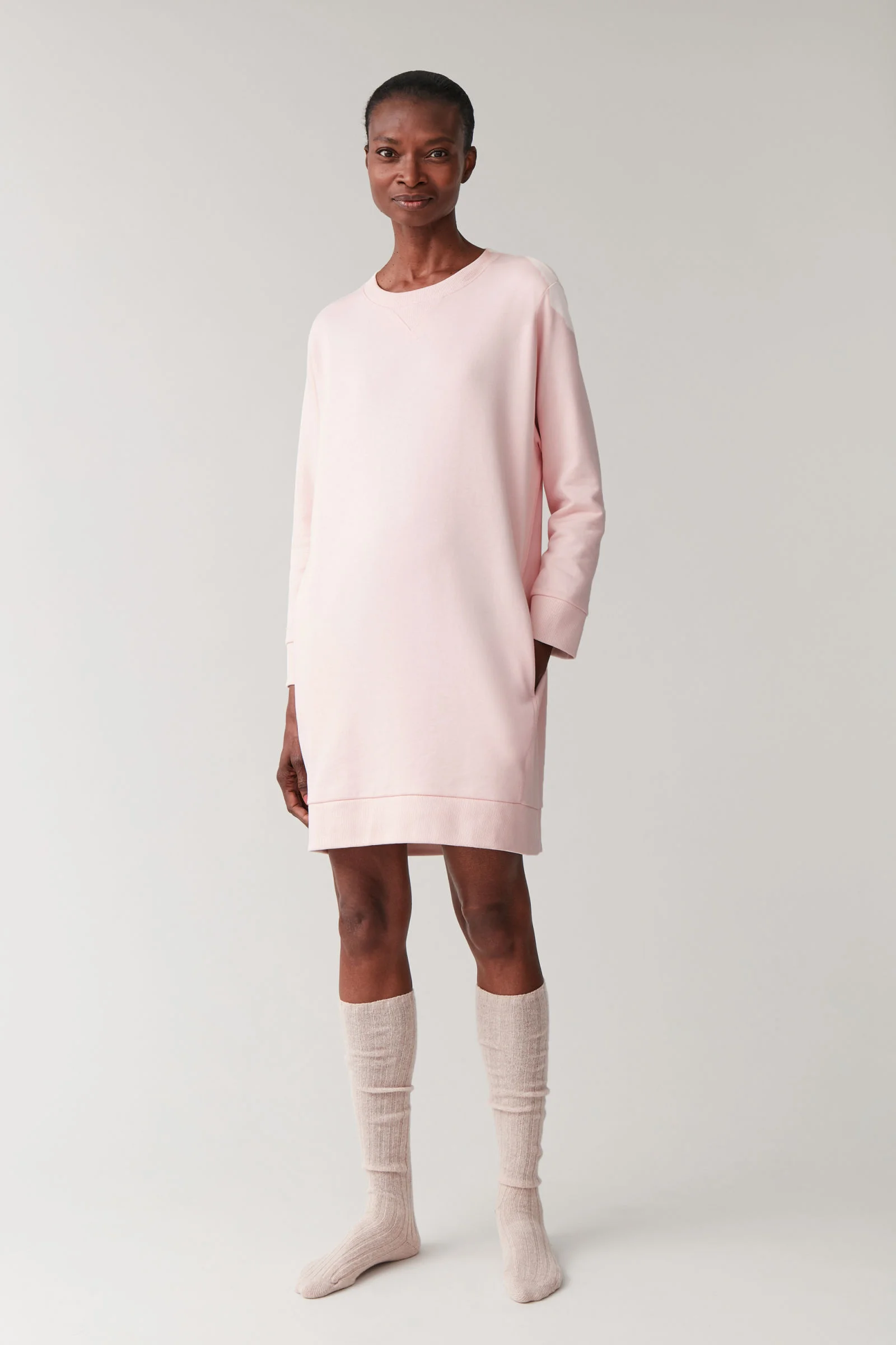 COS + Cotton Sweatshirt Dress