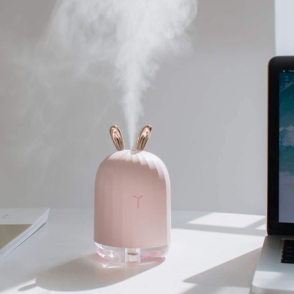 AmuseNd + USB Cool Mist Humidifier With Breathing Light