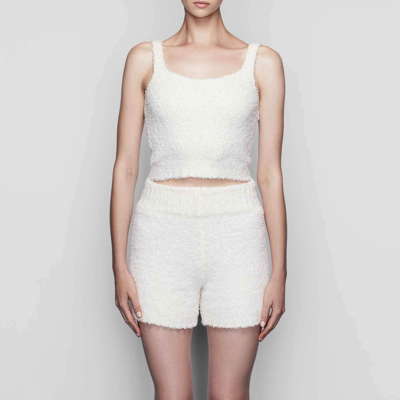 SKIMS Off-White Knit Cozy Tank Top SKIMS