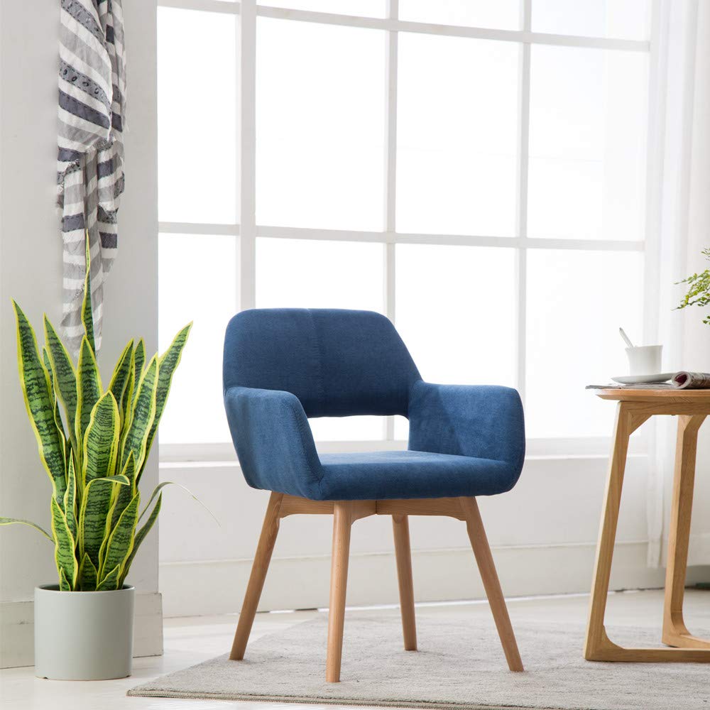 Lansen Furniture Arm Chairs With Solid Wood Legs