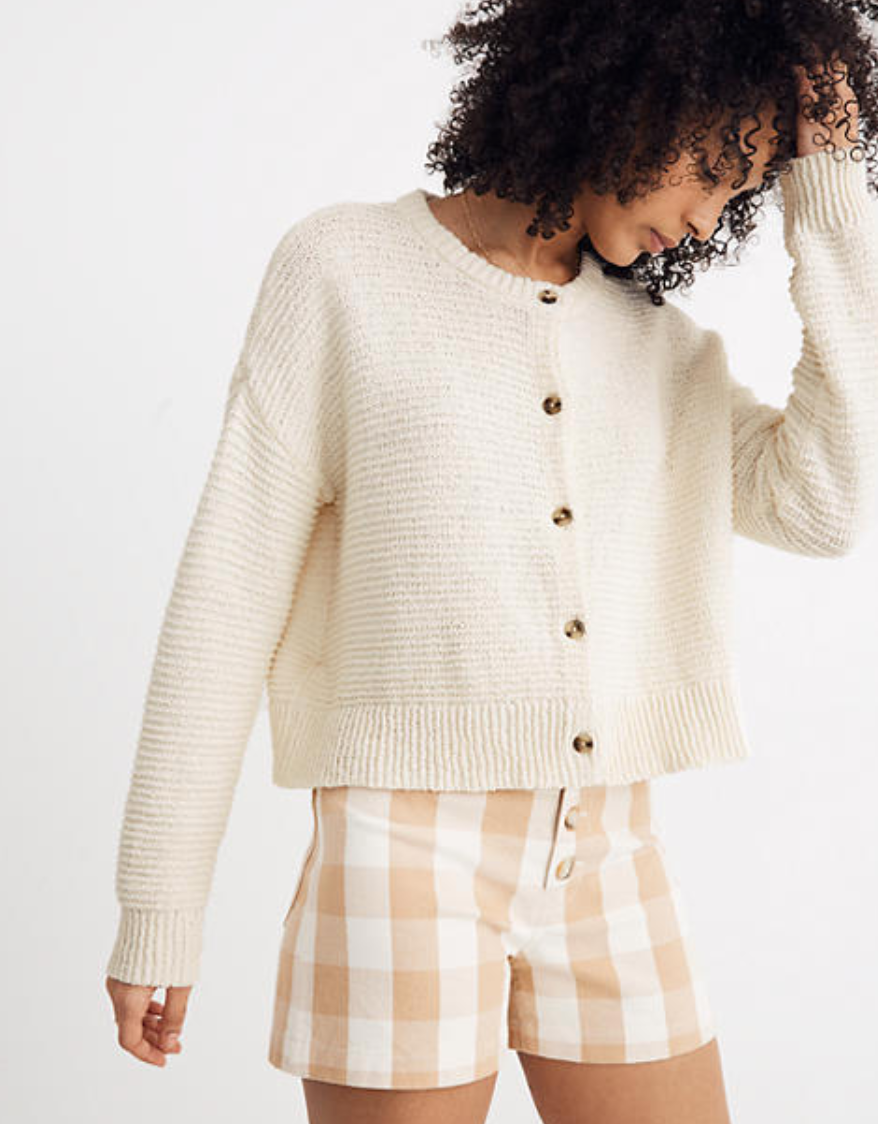 madewell deville cardigan sweater
