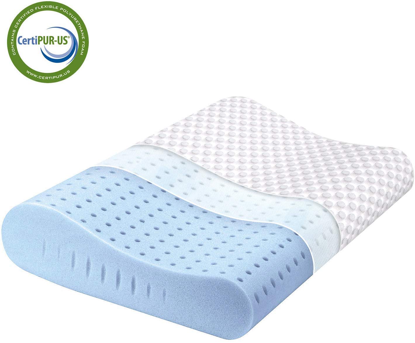 Milemont + Memory Foam Pillow, Standard Size