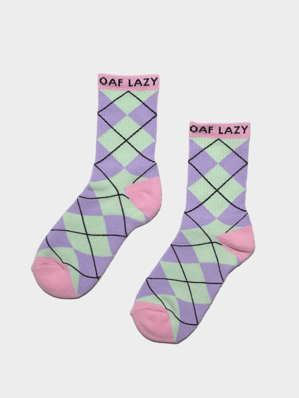 Lazy Oaf + Lazy Oaf Lazy Argyle Socks
