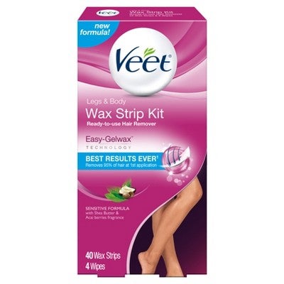 Veet + Veet Ready-To-Use Wax Strips and Wipes