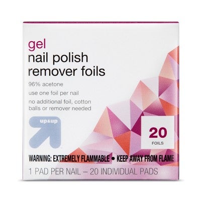 up and up gel nail polish remover foils