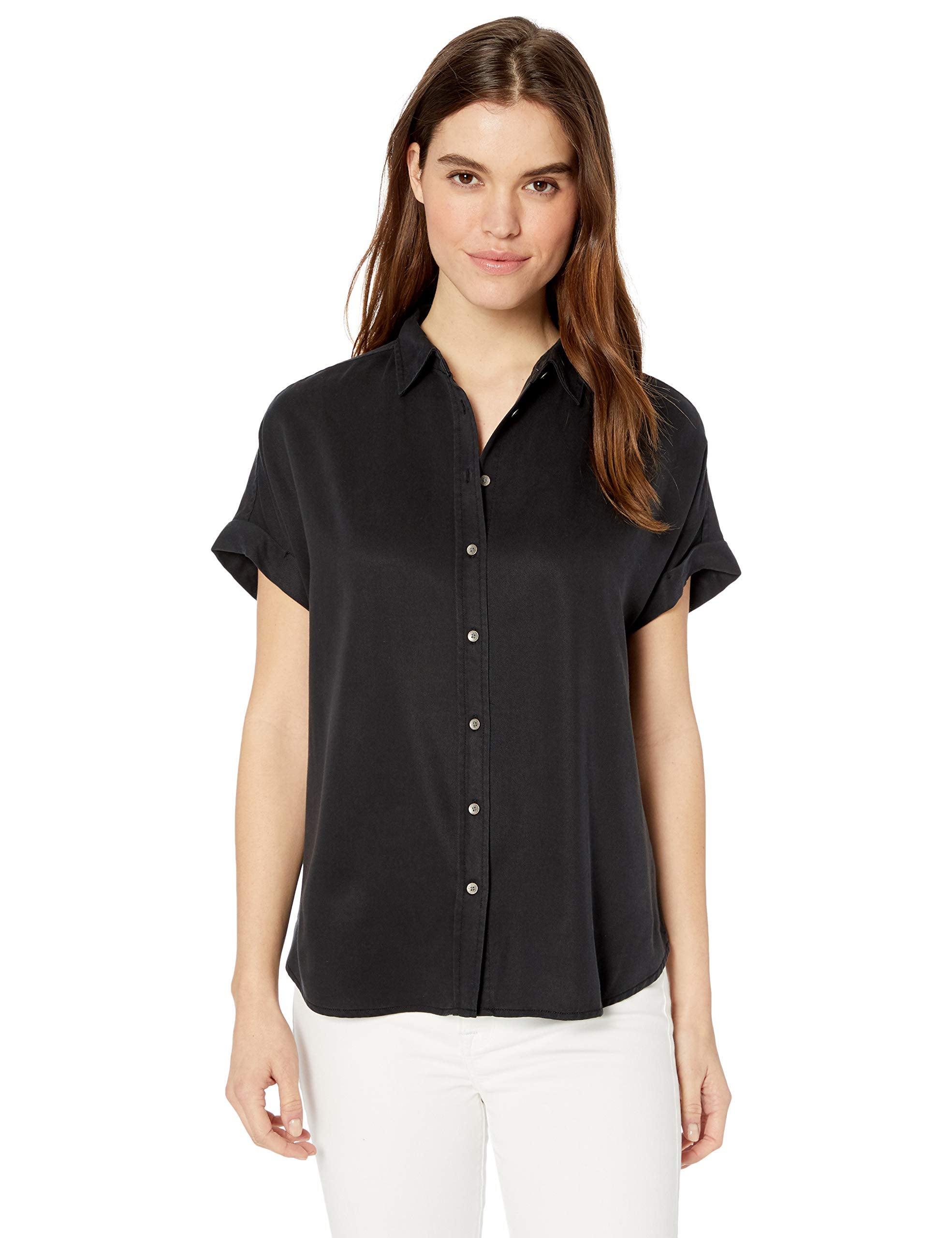 Daily Ritual + Tencel Relaxed-Fit Short-Sleeve Shirt