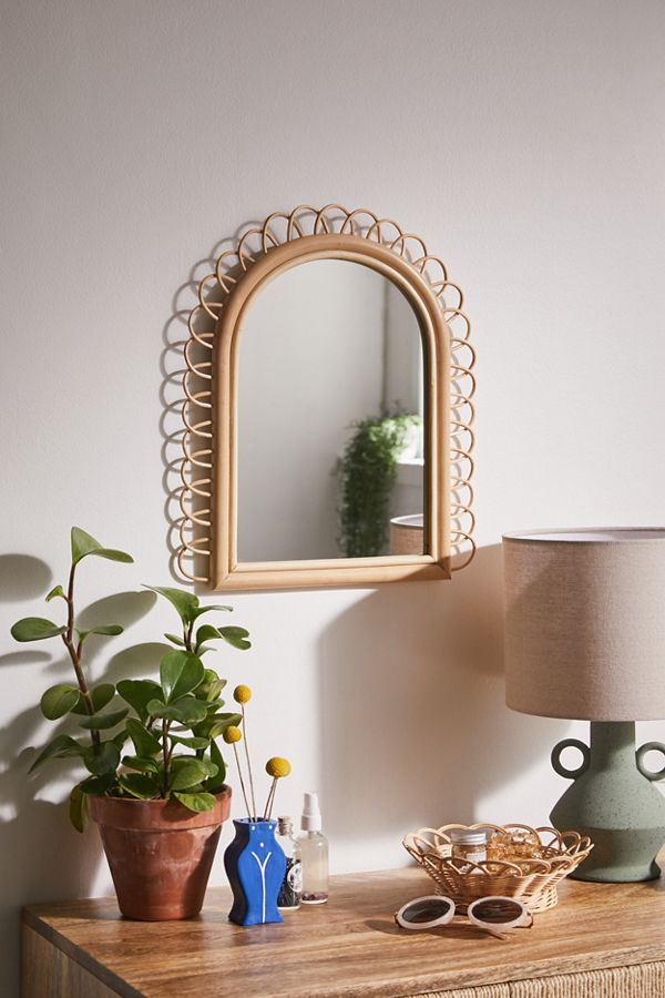 Urban Outfitters + Priscilla Rattan Arch Wall Mirror