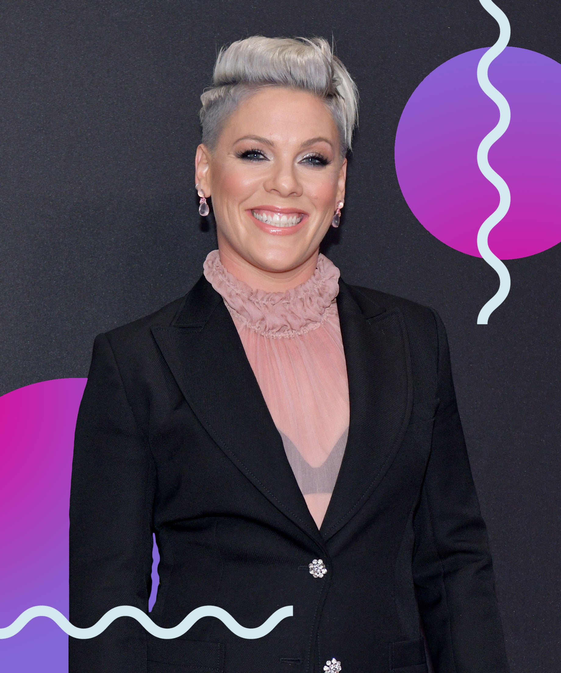 Pink Gave Herself a Buzz Cut Says Shes Letting Go  Photos  Allure