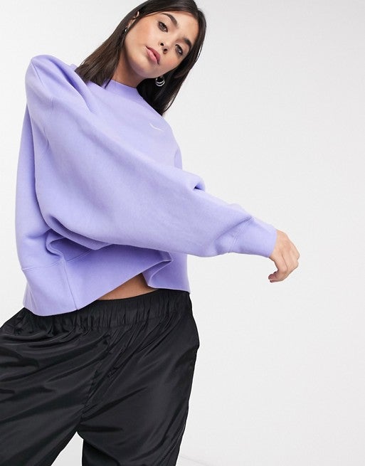 Nike Mini Swoosh Oversized Boxy Purple 