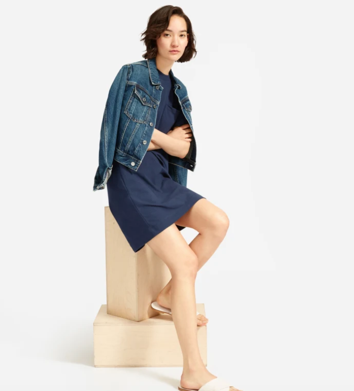 everlane the weekend tee dress