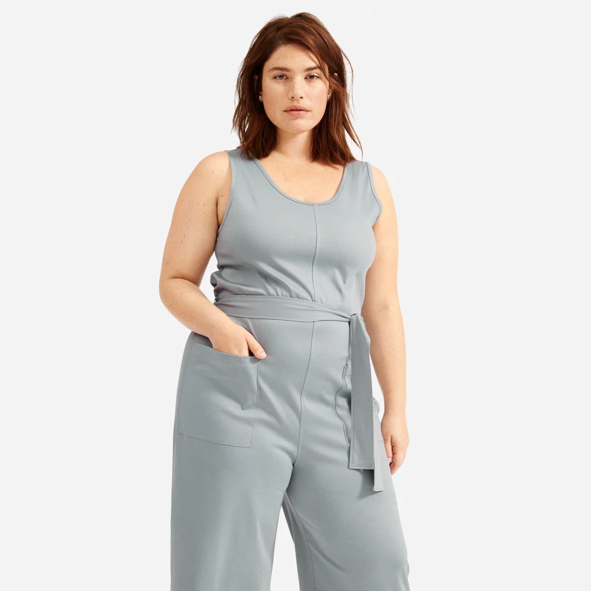 Everlane + Luxe Cotton Jumpsuit