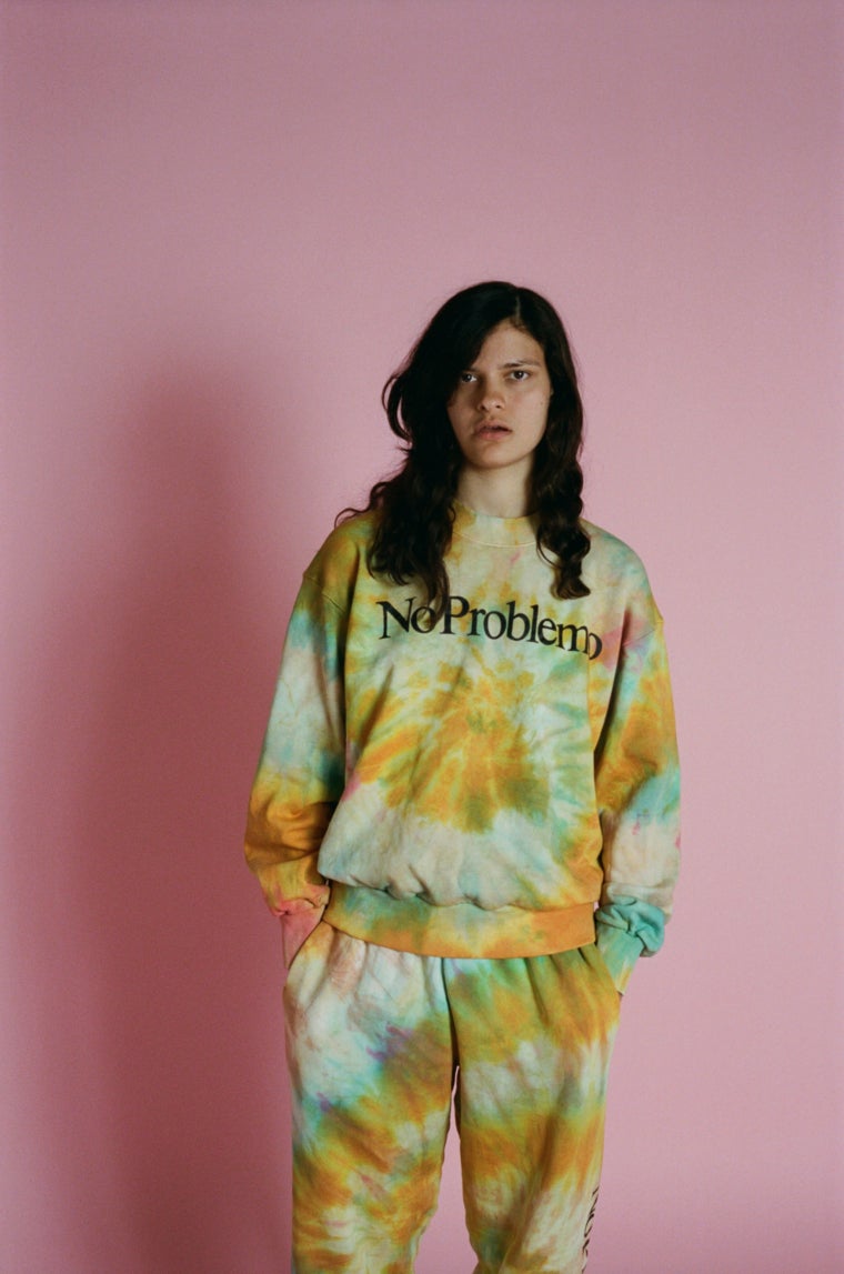 Aries no problemo tie dye sweatshirt 2025