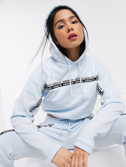 Adidas Originals + RYV hoodie in Blue