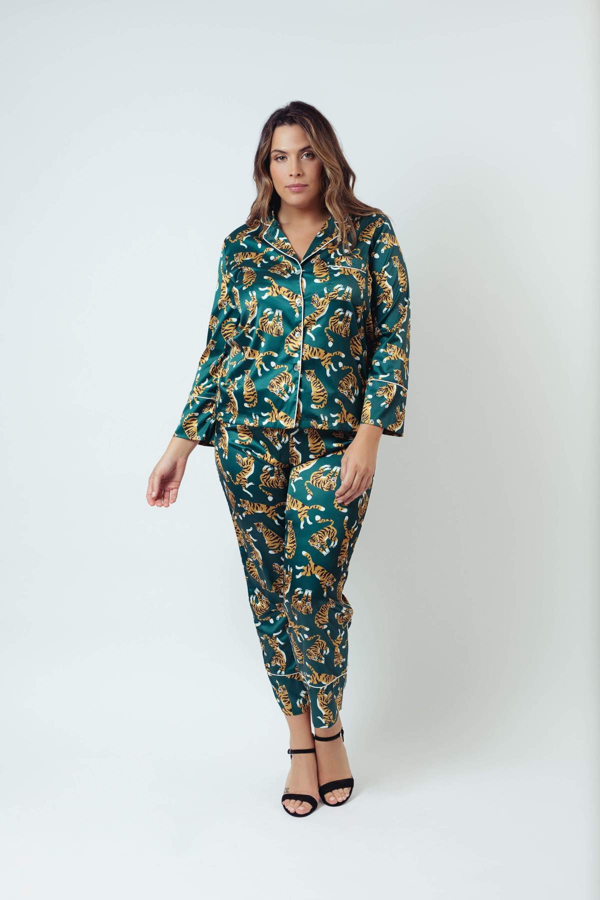 Kilo Brava + Tiger Long Pajama Set