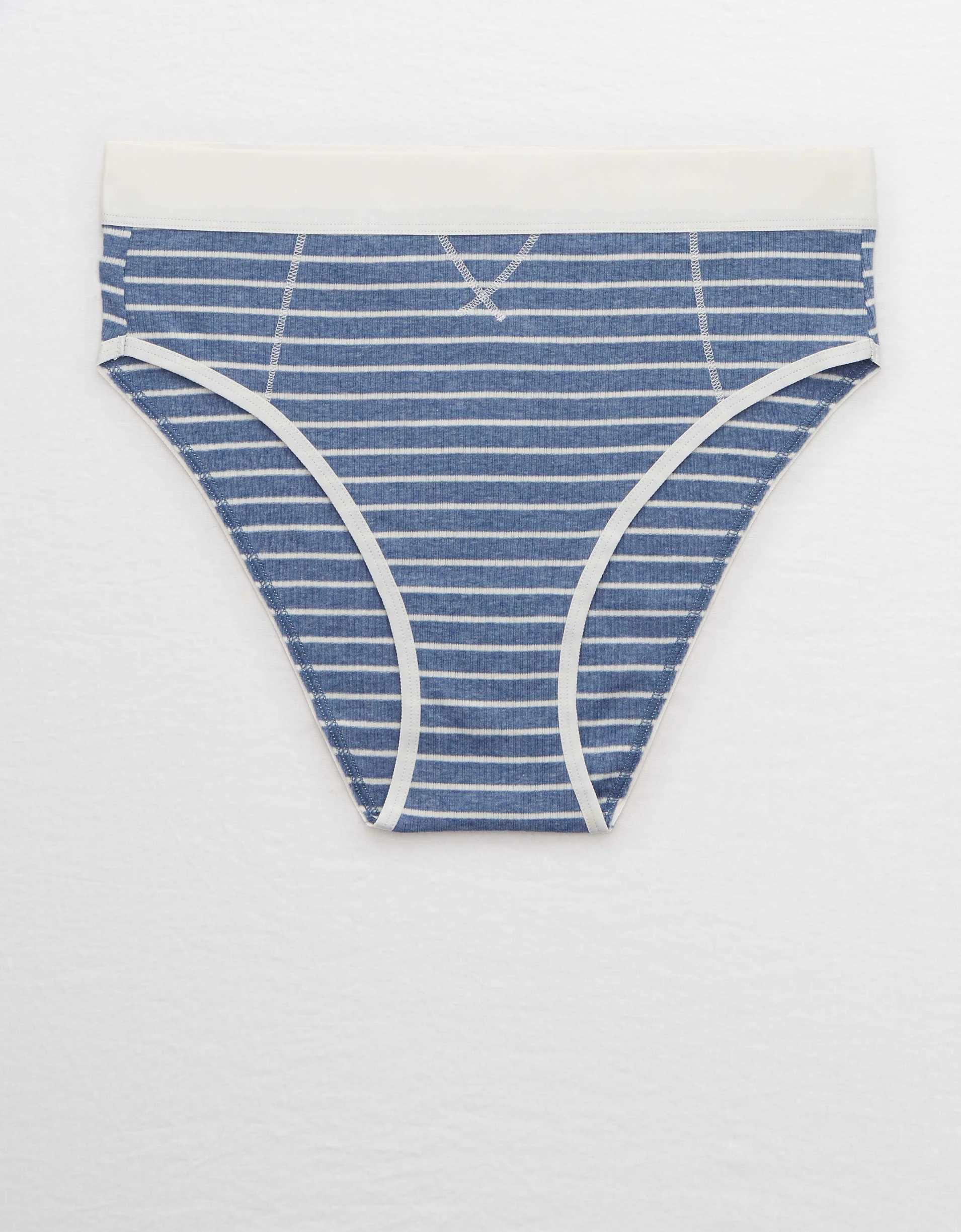 Aerie + Ribbed High Cut Bikini Underwear