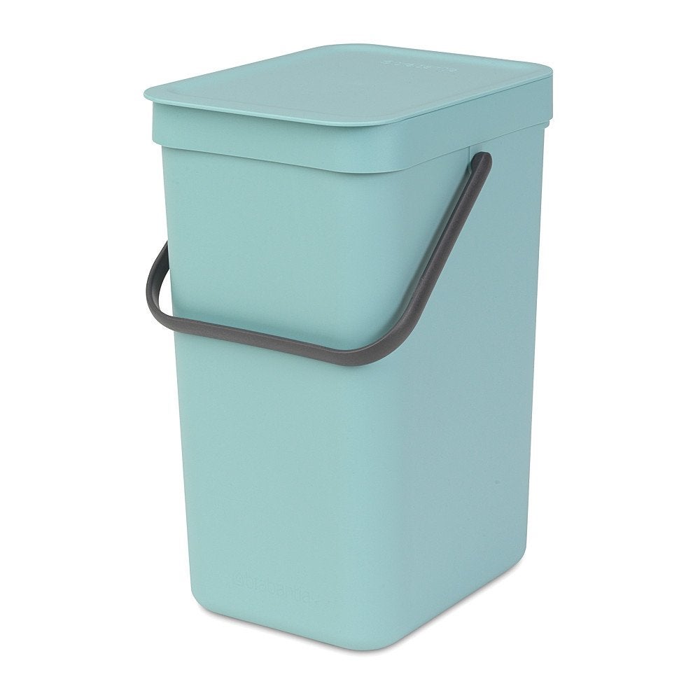 Brabantia + Brabantia Sort & Go Waste Bin, 12L/3.2 Gal. , 12 L, Mint