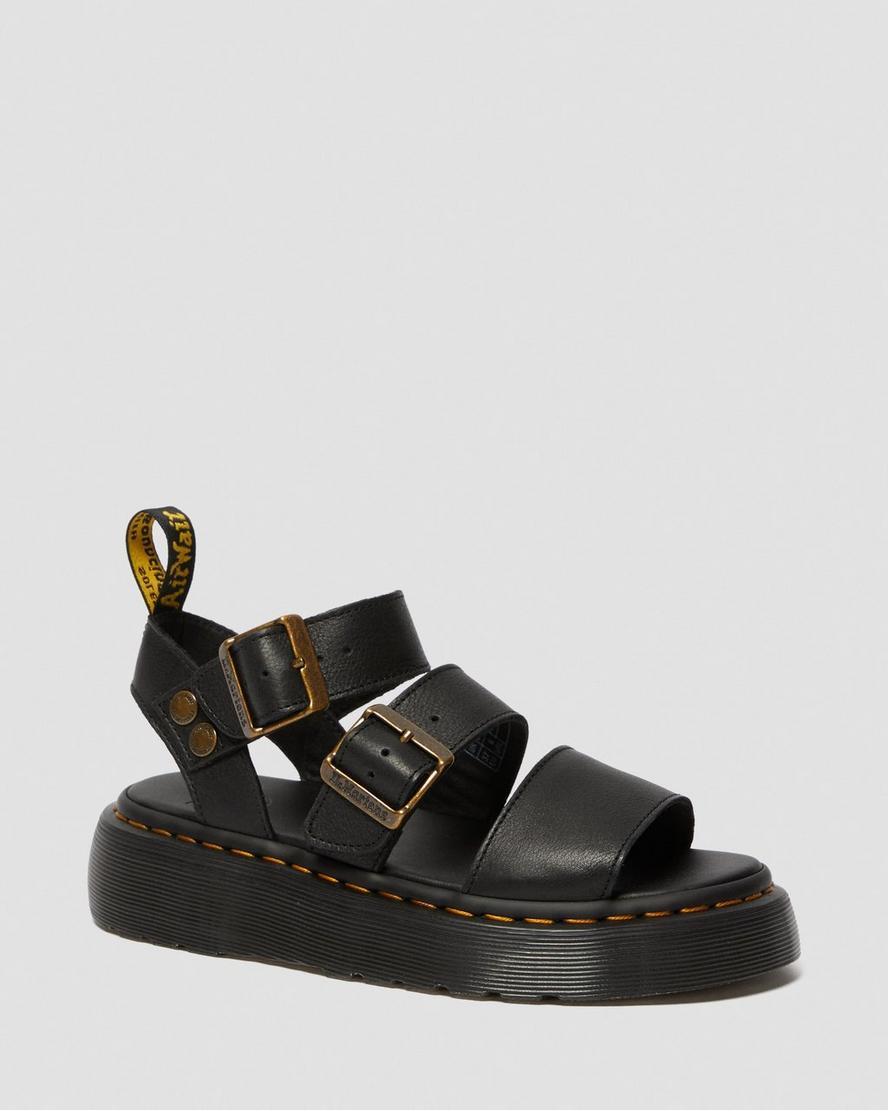 Dr Martens + GRYPHON QUAD PLATFORM SANDALS