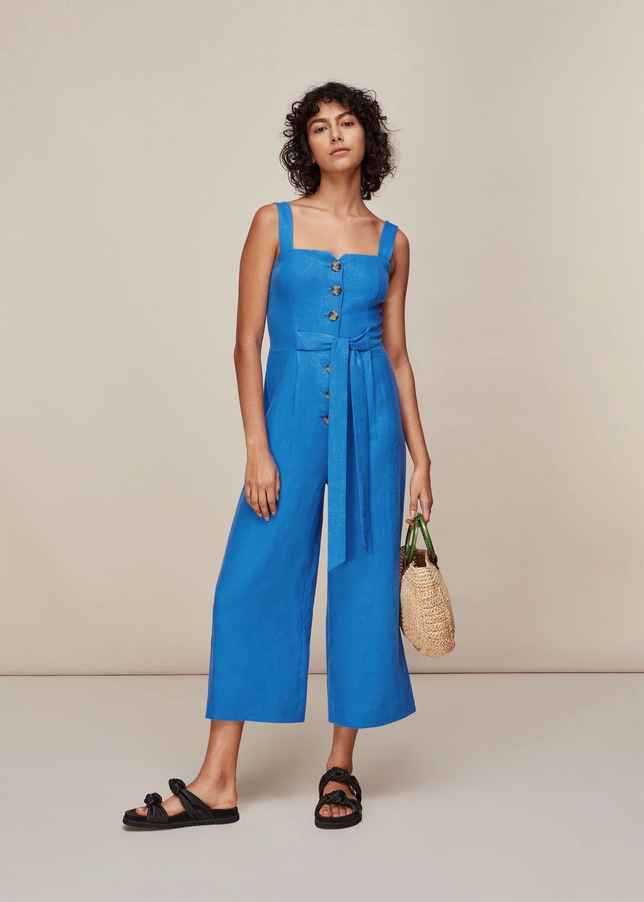 Whistles + Hadley Linen Jumpsuit