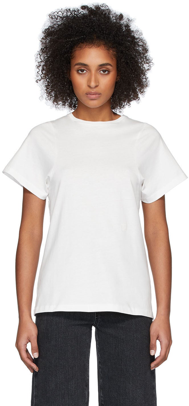 blusas blancas cuello v
