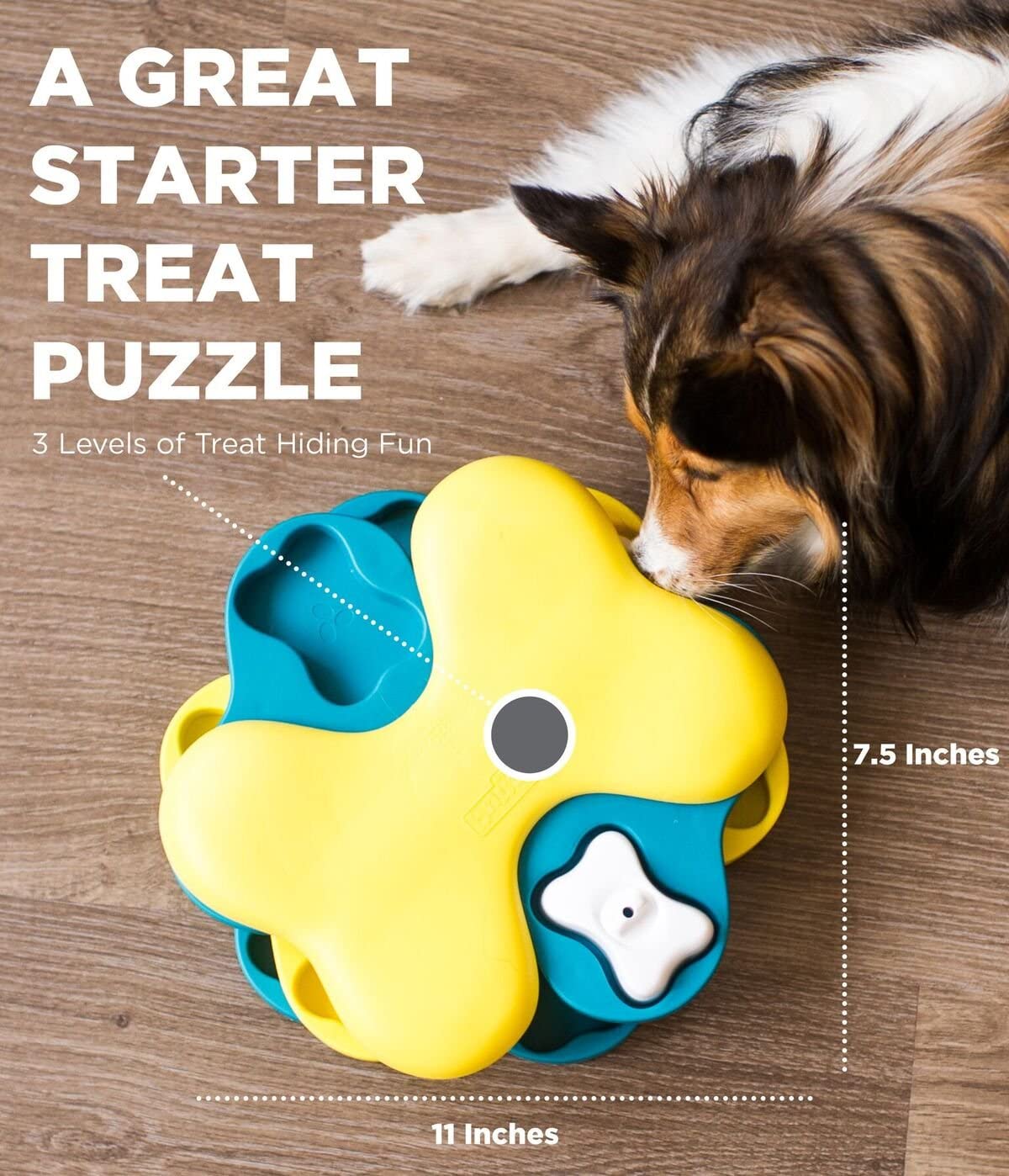 NINA OTTOSSON BY OUTWARD HOUND Spin N' Eat Dog Food Puzzle Feeder