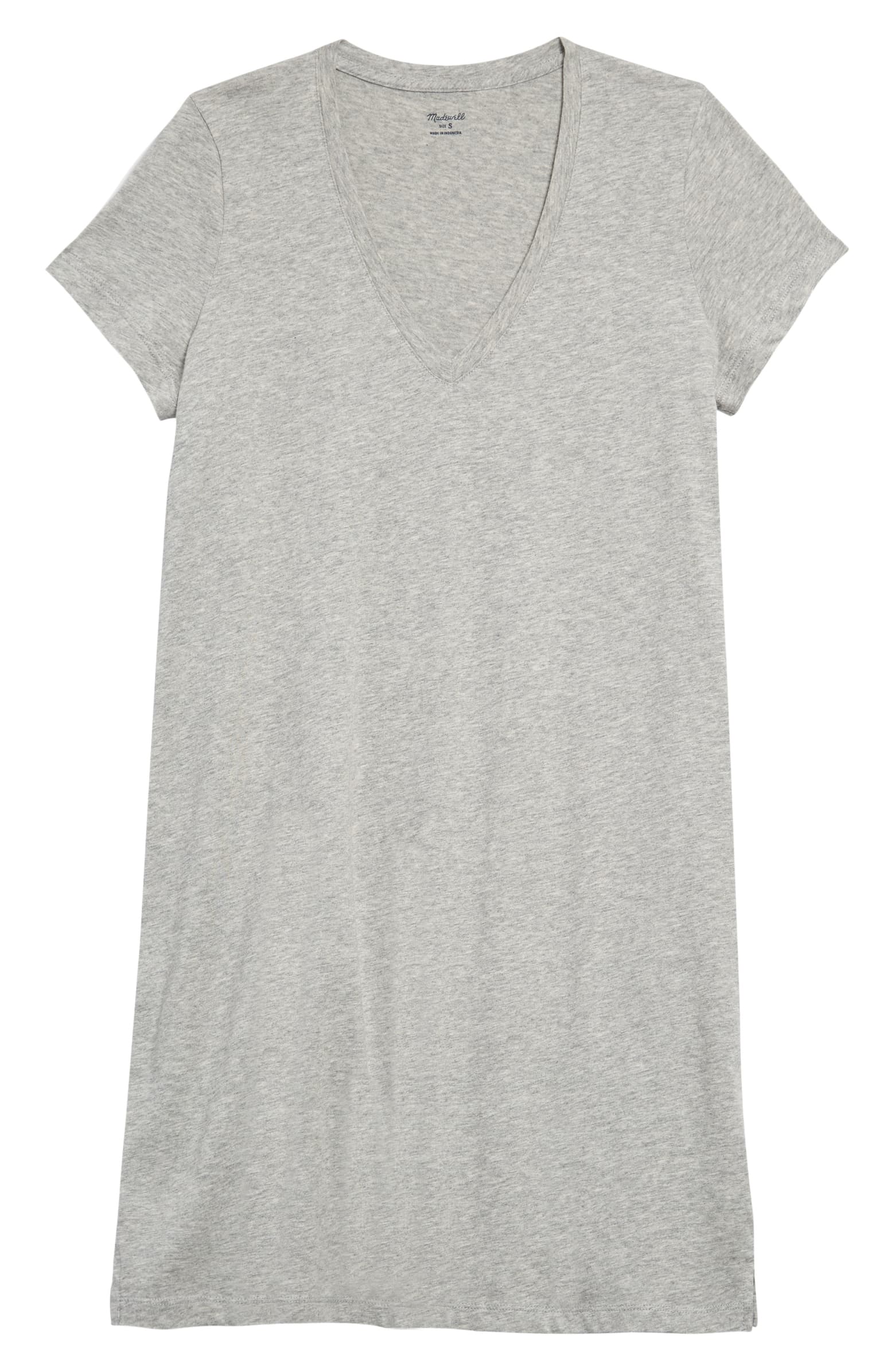 Madewell Northside V Neck T Shirt Dress