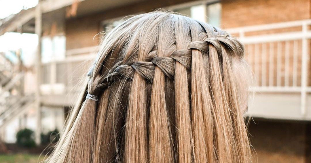 Easy Waterfall Braid For Beginners – No Braid Hairstyle – Only Elastics -  Everyday Hair inspiration