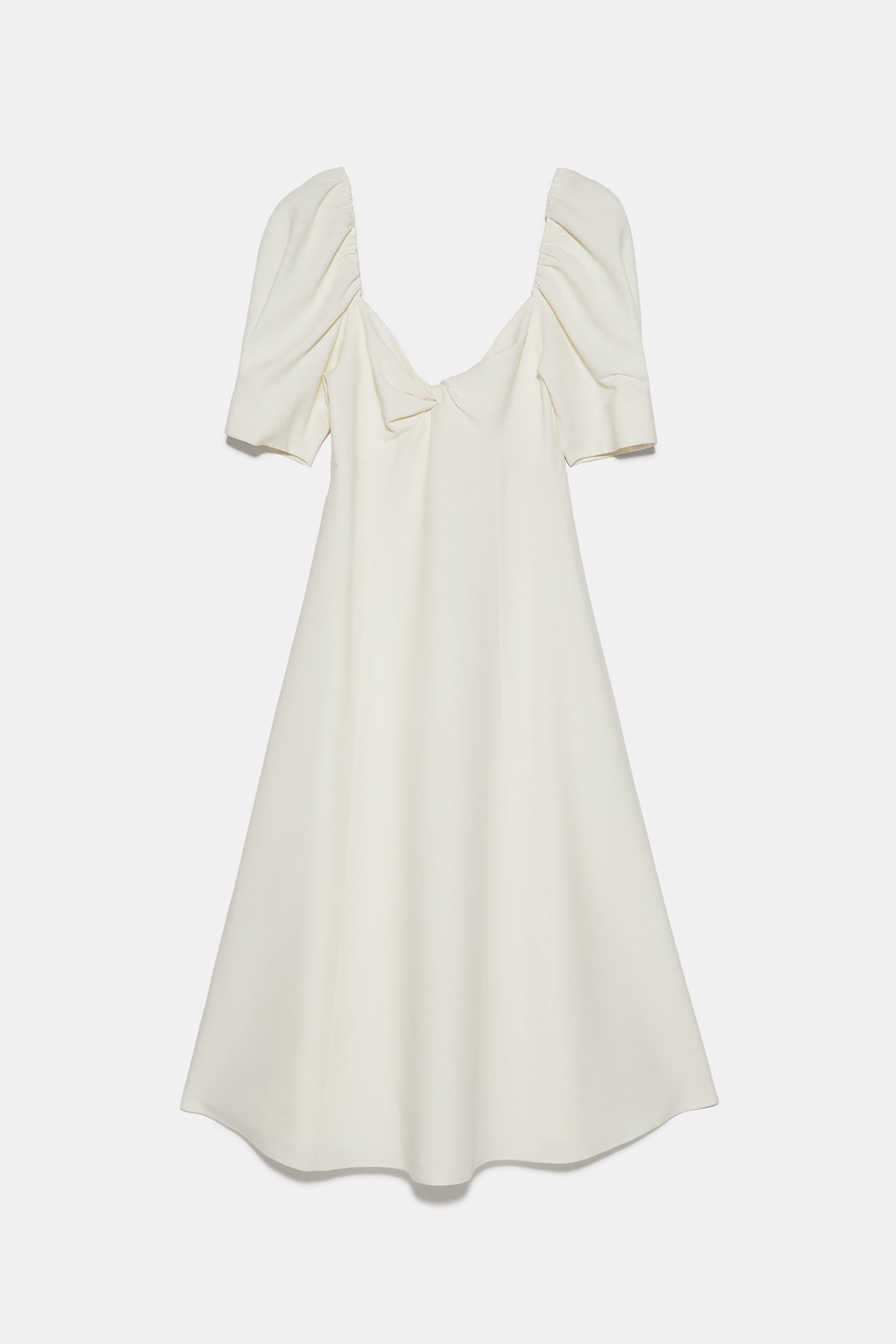 Zara rustic dress with bow on sale