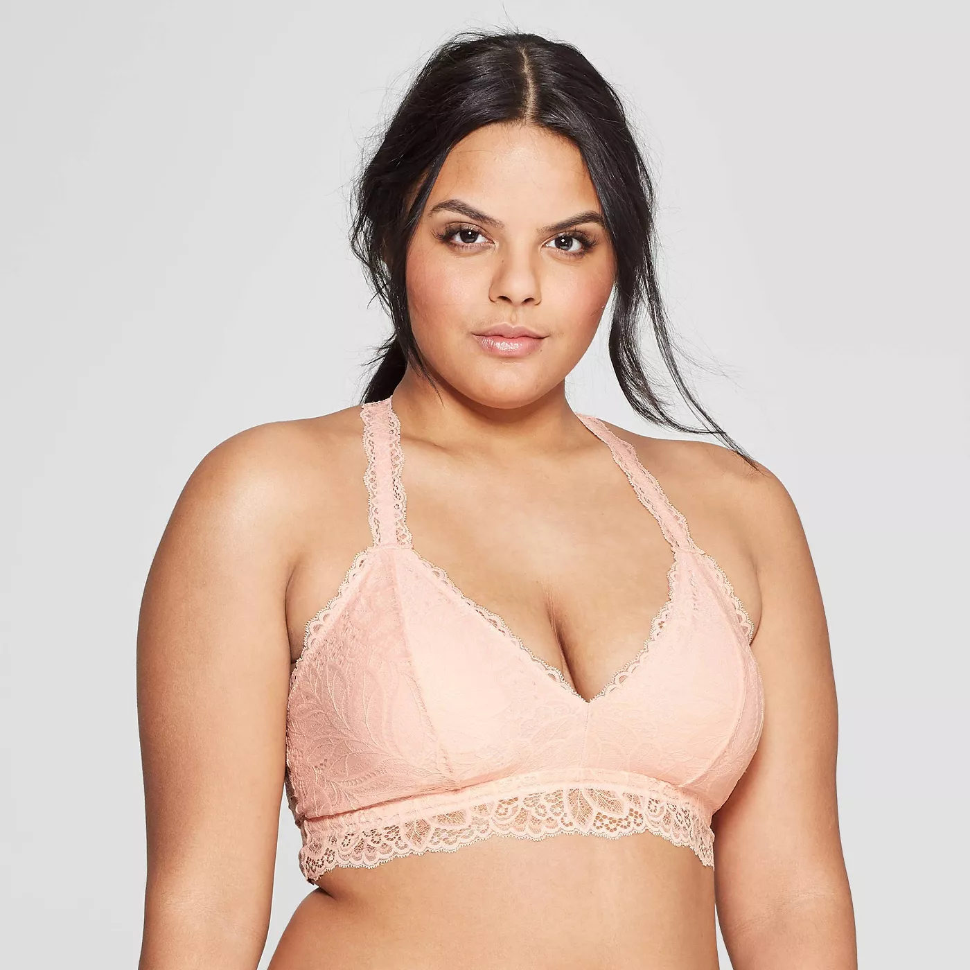 black busty bralette