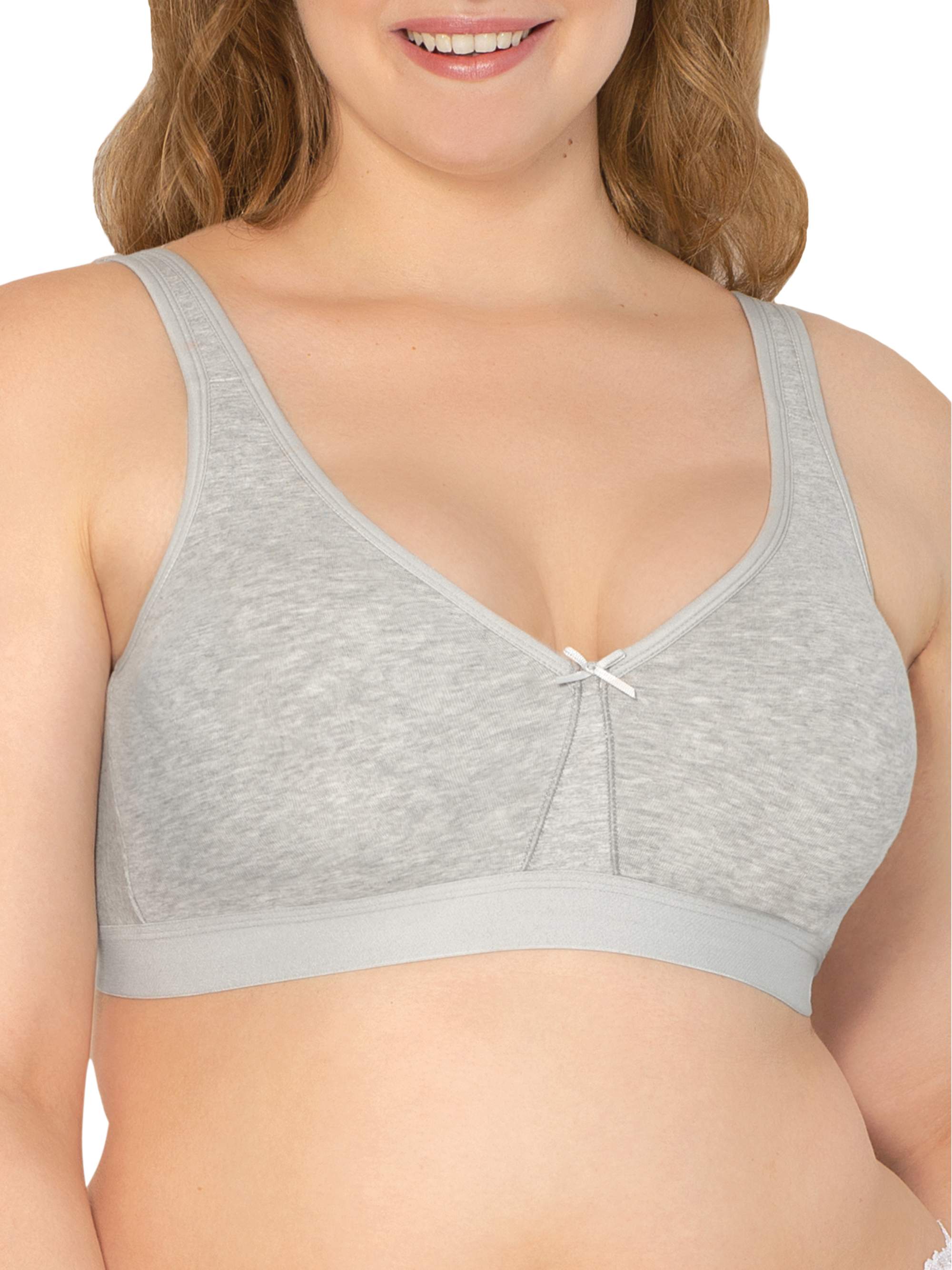 fruit of the loom cotton underwire bra